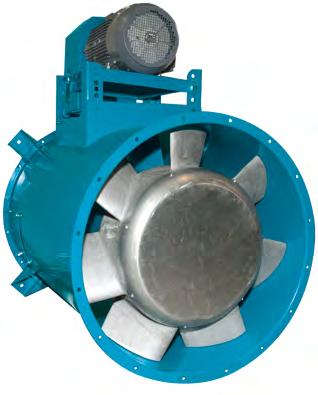 Industrial Process Clamshell For tough industrial systems requiring frequent cleaning and maintenance with a minimal degree of downtime, the clamshell construction TCVA AXIFAN