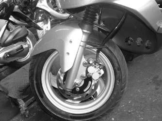 3. INSPECTION FOR THE DEPTH OF THE TIRE GROOVE : The appearance will become slippery due to significant worn out, dusty or wet road riding. Please replace the tire if the depth is less than 0.