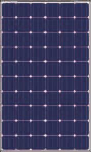 QSR 260 SERIES CSUN255-60M CSUN260-60M CSUN265-60M CSUN270-60M 19 % verage Cell Efficiency QSR solar cell improves solar light response by restricting the recombination of light-induced holes and