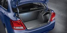 of boot opening 450 +30 The smart packaging of the Dzire allows for 378 litres of boot space which is 62 liters more than the current