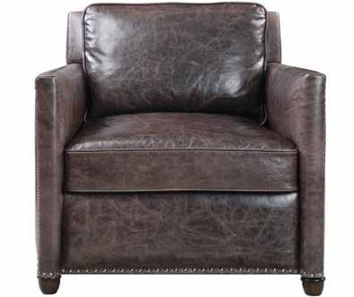 ROOSEVELT LEATHER CLUB CHAIR Suggested Retail Price: $1,797.