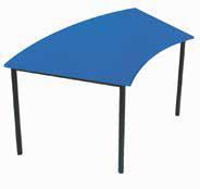 Porcelain on steel magnetic whiteboard EXTRA SIZE BONE TABLE - 1390mm x 900mm Option: Melteca top