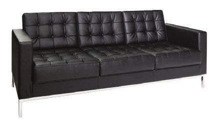 Cordoba E-13 Black Leather - Cordoba 2 CM-1 Sofa - Black Leather -
