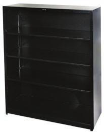 Bookcase - Black 36 L x 12