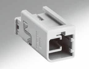 Series M Connectors 4.8 GT Housings (C).4 Mounting bracket attachment side BShown with inserted retainer.