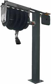 150 x 500 mm Service tower, with hose reel mounting rack for 3 reels 92177 Dimensions (H x W x D) 3.000 x 2.