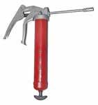 1 Hand and Air operated Grease Pumps Lever Grease Pump (Single hand operation) Grease gun, operated by one hand, for use with either bulk grease (filled by hand or by loader pump) or the