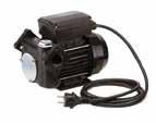 12 V diesel transfer pump equipped with 4 m x Ø 19 mm delivery hose, aluminium delivery nozzle and 2 m cable with alligator clamps.