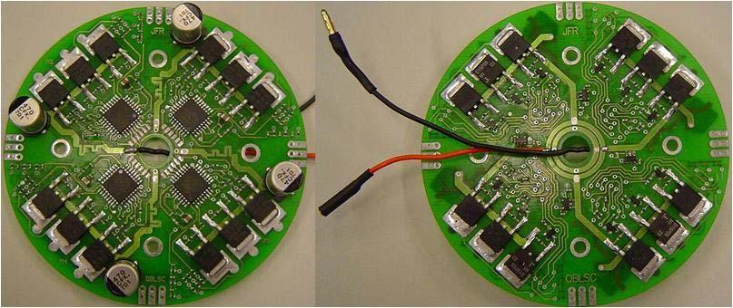 Figure 4. Infrared sensor transfer function C. Embedded Electronics The high-speed brushless motor controller board Fig.