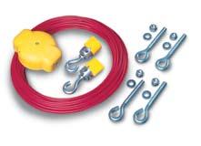 49 Rope Tension Kits The RTK Rope Tension Kits provide a revolutionary tensioning system that substantially reduces set-up time and provides all the necessary components in a single package.