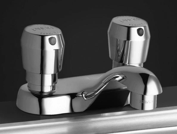 7156 Section G Chicago Faucets for Rest Rooms Manually Operated Faucets for your Rest Rooms These are America s second most popular choice (automatic sensing faucets are 1) for rest rooms in
