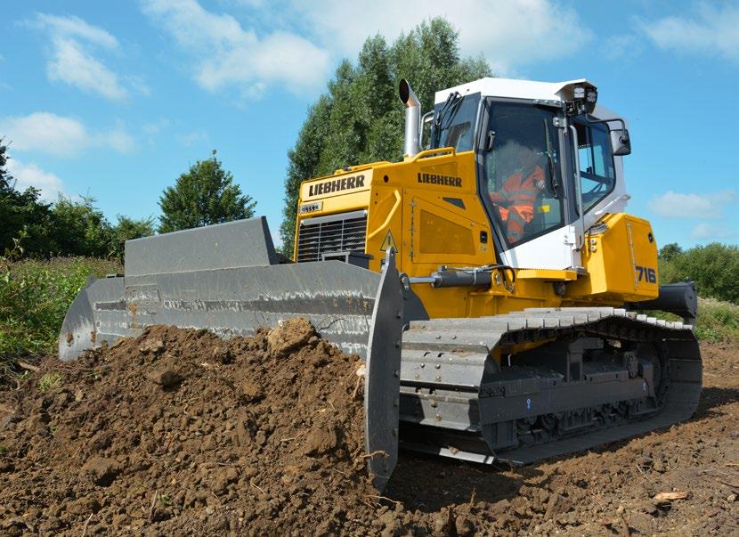 Performance Outstanding Grading and Pushing Performance Power and innovative technology are the hallmarks of Liebherr