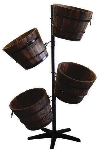 CHOCOLATE BASKETS DDI001412 INCLUDES: Floor Stand & Base 1400mm 6 Wire