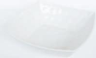 BOWLS ENAMEL PEDESTAL STAND WHITE MELAMINE 325 diam x 90mm DFD000511