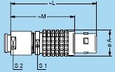 1.1.2 B Series Plug Model (FGG).Series (00 3B). Key(G).Straight Plug, Cable collet.