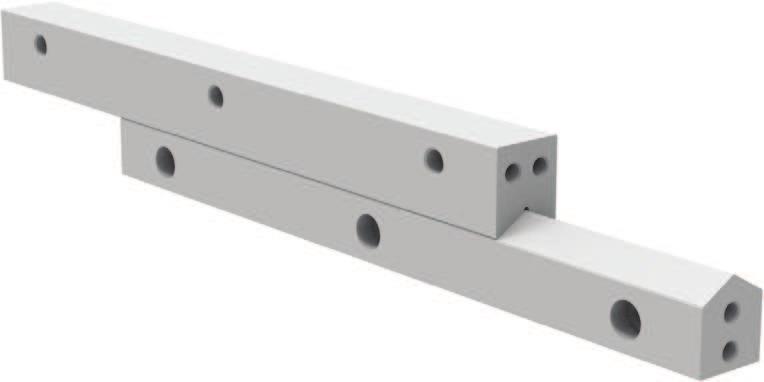 Linear Linear Rail Sets Overview Standard cross roller rail sets L1000 & L1001 Seven rail profiles (Sizes 1-12) Lengts: 20mm to 1 metre L1000 standard rail set L1001 corrosion resistant rail sets
