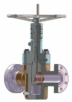 Magnum Gate Valve Magnum Gate Valve Unique Features: Available in sizes ranging from 3/6 to 9 API pressure ratings of 2,000 to 20,000 psi Full Bore, Through-Conduit Seal Bi-Directional Sealing