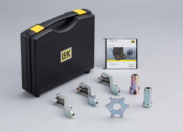 Description and contents of the LuK special tools. Renault tool kit This tool kit (part no.