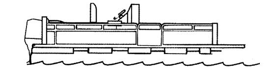 GENERAL INFORMATION Passenger Safety Message Pontoon Boats and Deck Boats Whenever the boat is in motion, observe the location of all passengers.