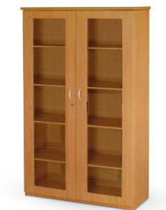 Mel Range Cupboards: 2 days lead time Two door cupboard with lock Systems cupboard. 1500 H x 450 D x 900 W = R 2369 inc ( Oak and Cherry) Glass door cabinet 5 Tier 2.