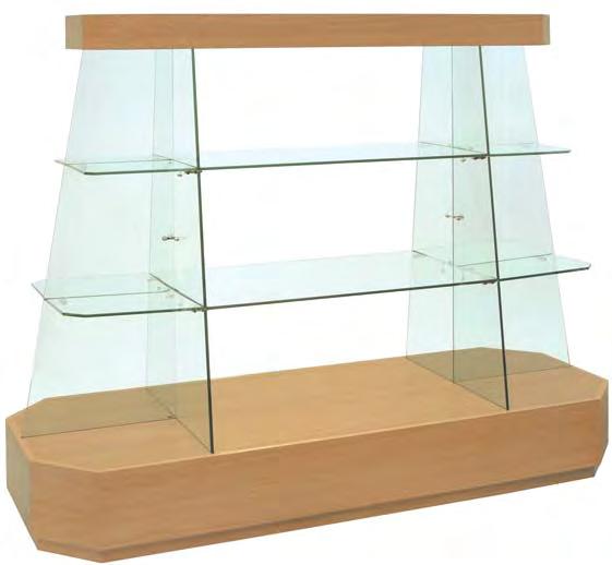 RECTANGLES Gondola G16/6 Size 1600 w x 600 d x 1350mm h Open gondola with graduated shelving : 146 146 3 1317 350 90 290 268 798 2000 2000 290 1352 328 192 242 172 575 cross-section 1630 G16/6