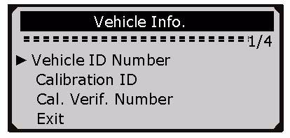 5) View the retrieved vehicle information on the screen.