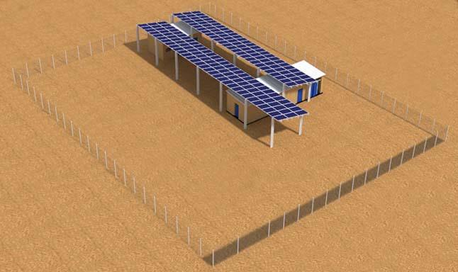 PV Generator Structure: pergola Advantages: - Better use of plot of land - To create a shaded