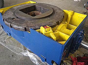 ROTARY TABLE REBUILD Completely disassemble rotary table and clean all parts Visually inspect all parts MPI inspection of all critical parts Replace worn or damaged parts as required (bearings,