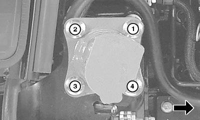 (Refer to REMOVE PAINT BEFORE WELDING OR HEATING in this Instruction.) IMPORTANT: Mounting frame must be positioned with pin (D) angled toward front of tractor.
