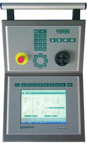 HIGH PERFORMANCE CNC CONTROL Delem controls are world wide known for their reliability and ease of use.