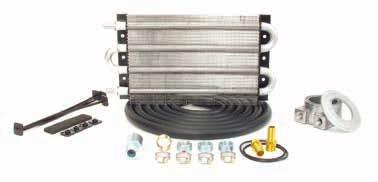 HEAVY-DUTY/TOWING COOLING Heavy-Duty Engine Oil Cooler Kit Perfect for tow trucks, motor homes and other vehicles used in heavy-load applications, the TCI Heavy-Duty Engine Oil Cooler Kit provides a