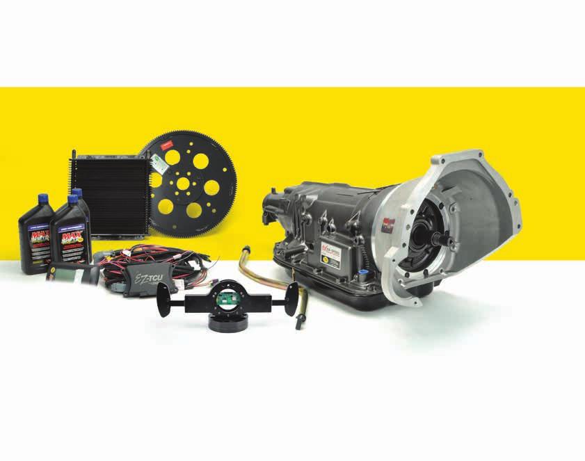 TRANSMISSION PACKAGES 6X SIX-SPEED #271701P19 6x Six-Speed Automatic Transmission Package w/ Small Block Ford Bellhousing Using the latest developments in drivetrain technology, TCI has developed an
