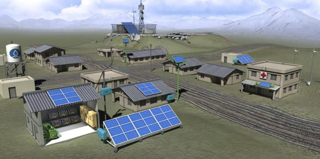 Solar-Powered Grids Isolated Mini-Grid