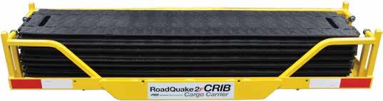 Quik-Detach TM CRIB TM Mounting System RoadQuake TPRS is: Temporary - No nails or glue are needed for installation and use.