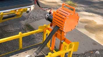 With Retrieval System, removal of RoadQuake 2F Rumble Strips is a 1 person operation.