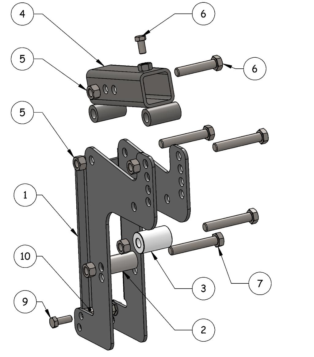 Mount Arms 635F Cable Kit Assembly AWS0404 Mount Arm Assy. JD600F Left Hand Shown View A Item # Part # Description Qty.