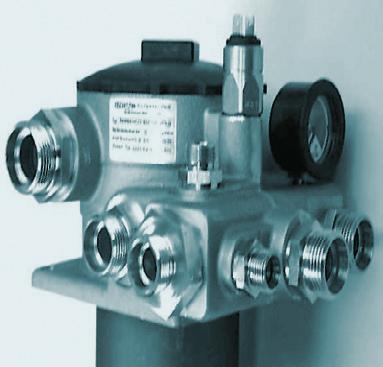 Return line filter RKM with thermal bypass valve Combination cooler