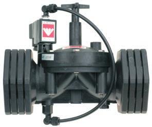 The unique built-in non-return valve keeps the valve closed even if there is no pressure in the line and thus prevents annoying trickling during start-up.