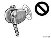 Do not use the key with electromagnetic materials.