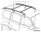 Although the cargo net itself is not included as an original equipment, these hooks can be used to hang the cargo net.