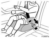 1. Sit the child on a booster seat.
