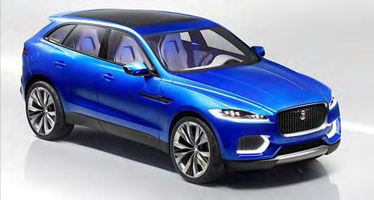 Page 4 Innovative cabin full of luxurious touches & cutting edge technology F-type R Coupe and V-6 S Coupe From the drawing board Jaguar unveils the C-X17 Concept Crossover SUV Jaguar s first ever