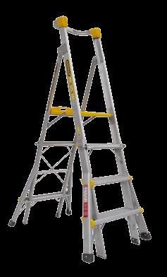 Industrial 150kg Platform Ladder Height: 0.6m (2ft) Weight: 12.2kg Code: PL002-I Height: 0.9m (3ft) Weight: 14kg Code: PL003-I Height: 1.2m (4ft) Weight: 15.
