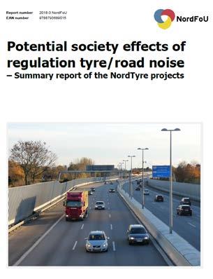 tyre/road noise Summary report of