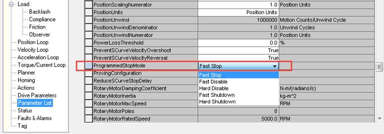 Axis Properties>Actions Category (MSF instruction) Motion Instruction Library>MSF Instruction MGS and Controller Mode Change MGS (Motion Group Stop) instructions are part of the Motion Instruction