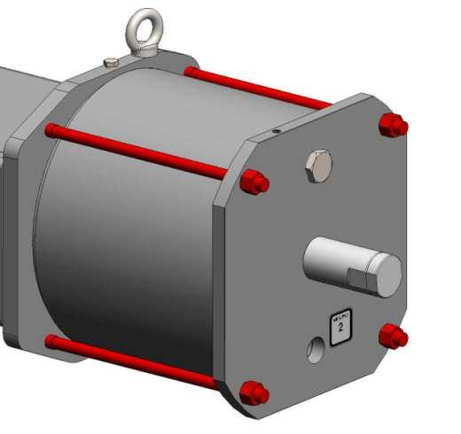 4.2 DOUBLE ACTING ACTUATORS PNEUMATIC CYLINDER MAINTENANCE Maintenance of the pneumatic cylinder can be performed without disassembly the cylinder from the