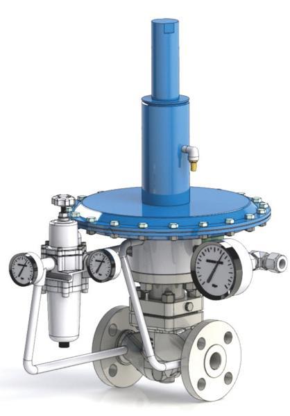 Series V500 PILOT OPERATED TANK BLANKET VALVE, PRESSURE REGULATING VALVE V510 Series Pilot Operated Tank Blanketing Valve The blanket gas regulator is one of the principal components typically