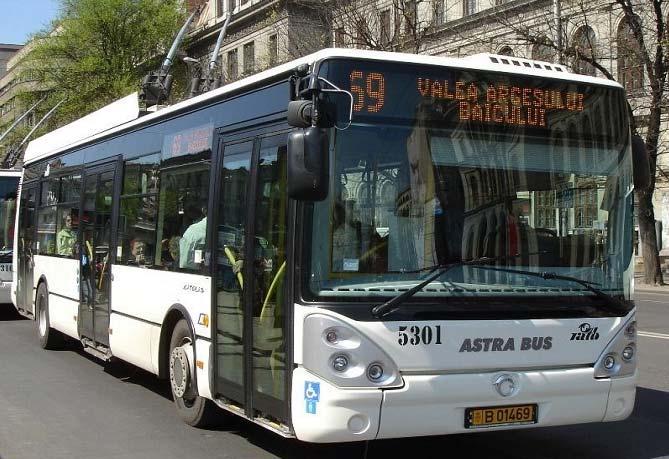 Figure 8: 95 ASTRA BUS ICPE SAERP trolleybus in Bucharest.