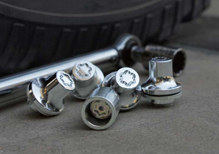 wheel locks help secure your wheels and tires against theft.