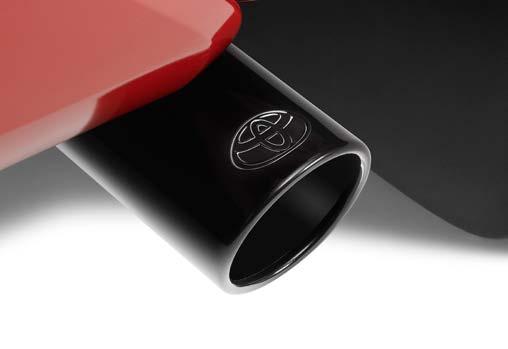 EXTERIOR EXHAUST TIP Finish off the Tundra s bold style with these